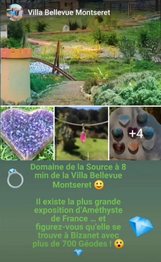 Villa Entiere Bellevue - Balneo - Piscine - Clim Montséret Dış mekan fotoğraf